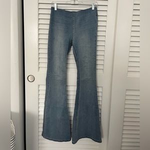 Free People Penny Pull-On Flare Jeans